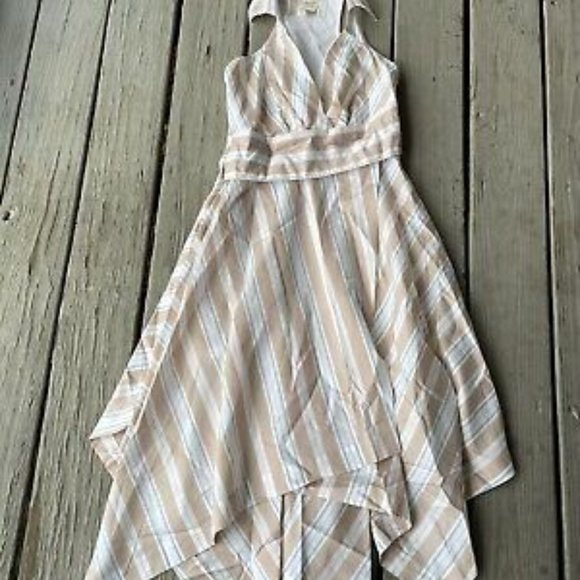 Brand New Maeve Asymmetrical Wrap Shirt Dress - Picture 5 of 8